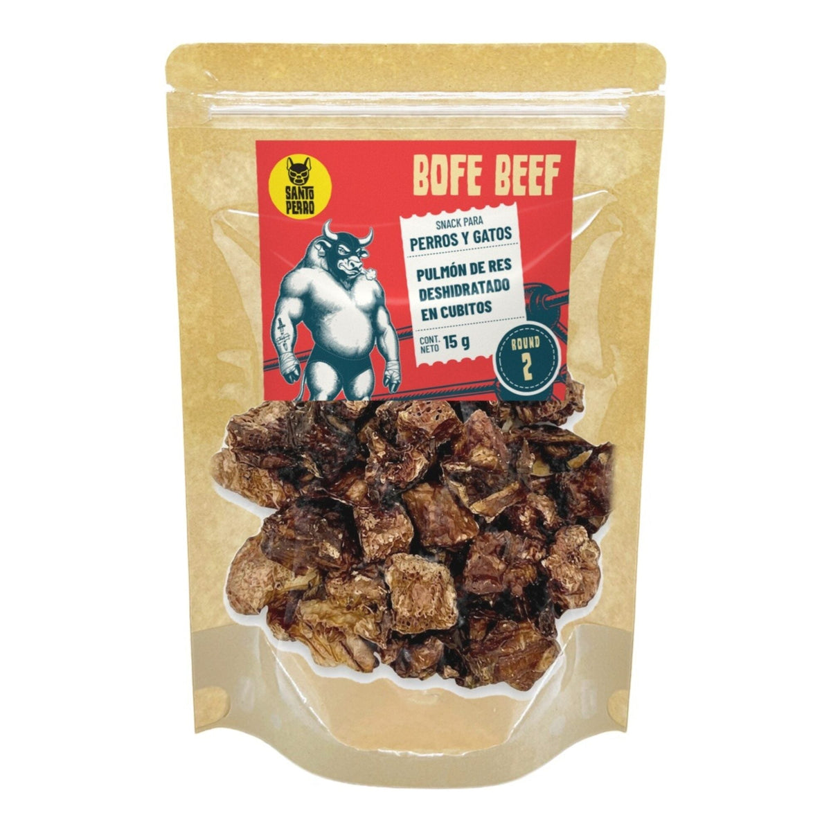 Bofe Beef · Pulmón de res deshidratado