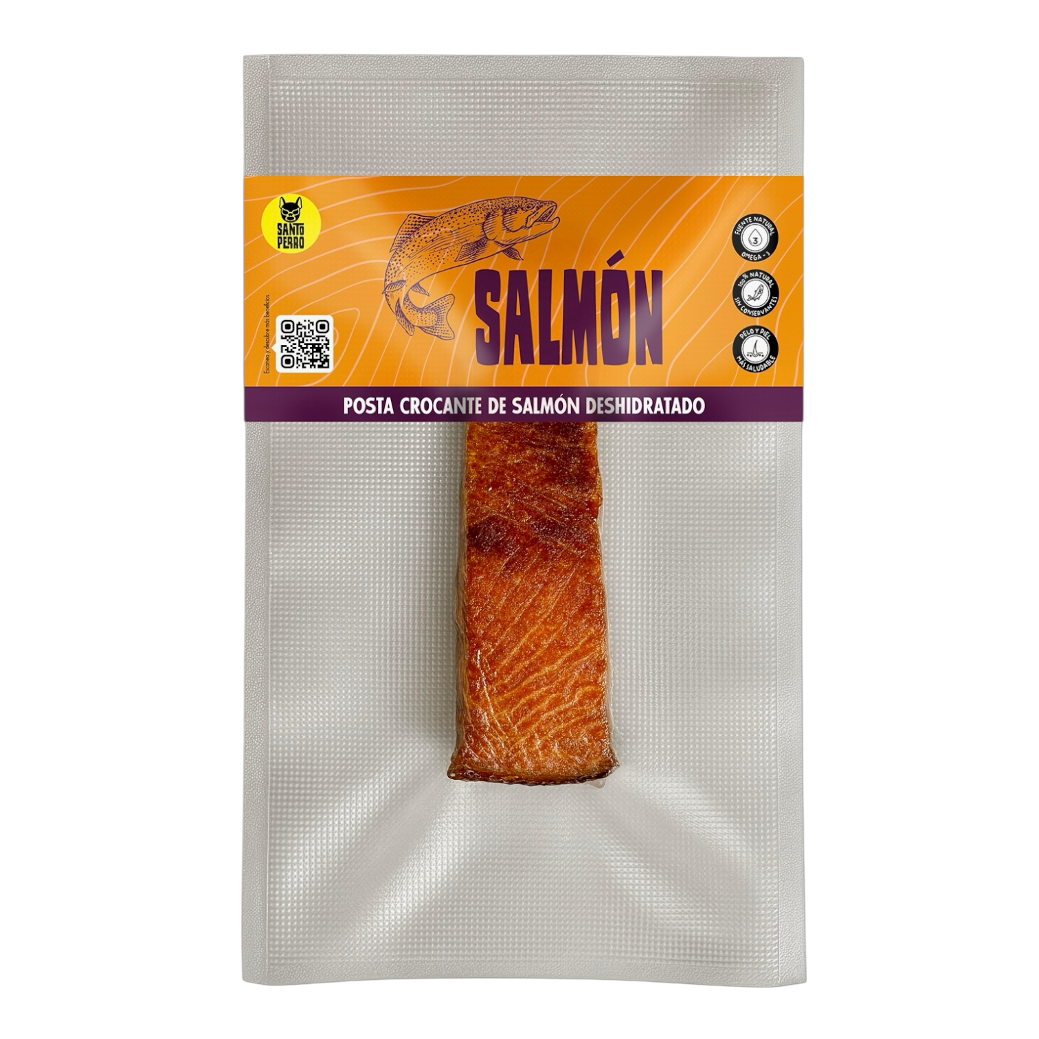 salmon en postas deshidratado santo perro omega 3