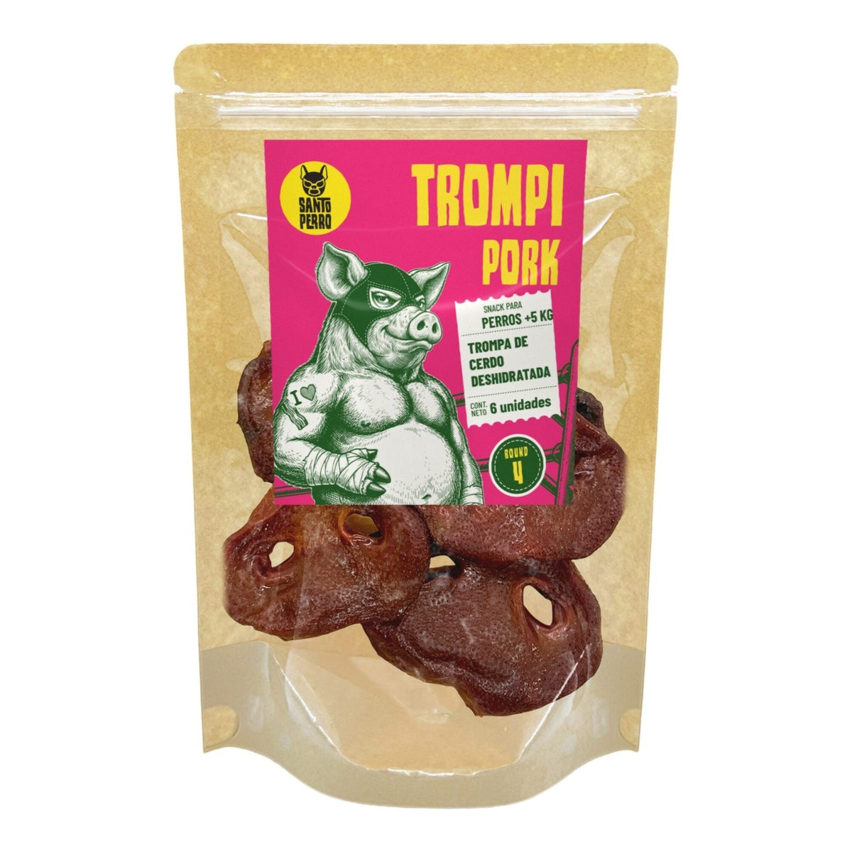 Trompi Pork · Trompa de cerdo deshidratada